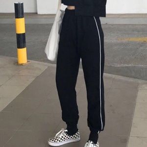 striped sweat pants from yesstyle